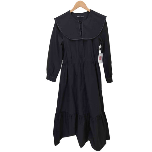 ザラ ZARA ピーターパンカラーミディワンピース レディース JPN:XS