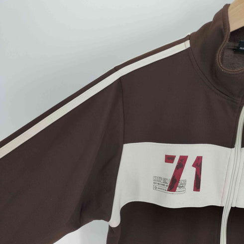 T&C SURF DESIGNS 00S 勾玉 ナンバリング プリント サイドライン トラック ジャケット ジャージ メンズ import:L