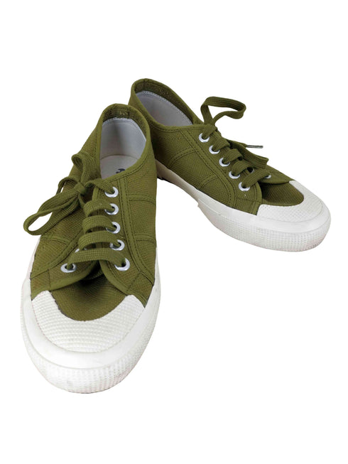 スペルガ SUPERGA キャンバス ミリタリースニーカー レディース 37