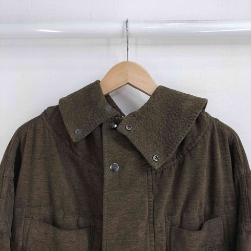 ズッカ ZUCCa レーヨン混 BIG フードジャケット メンズ import:S