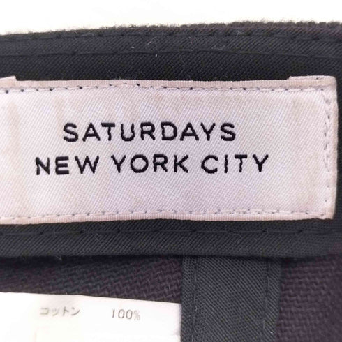 サタデーズニューヨークシティ Saturdays NYC 刺繍 スナップバックキャップ メンズ ONE SIZE