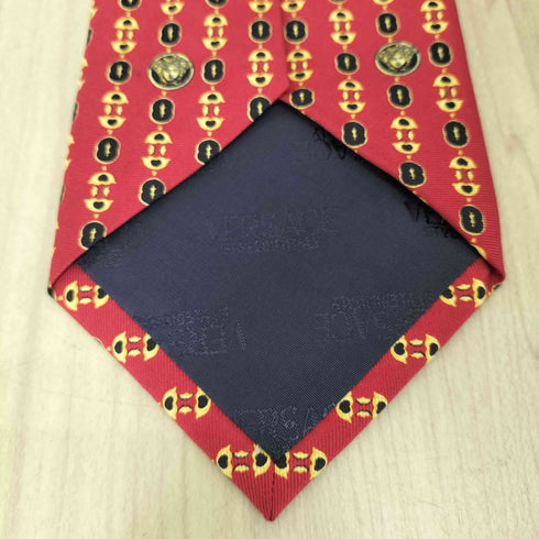 ヴェルサーチ VERSACE メデューサ 総柄ネクタイ メンズ