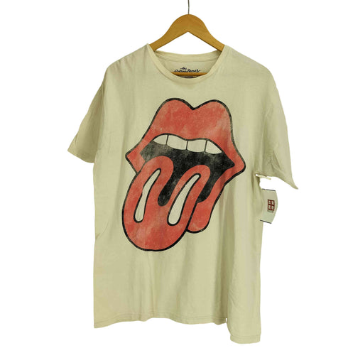バンドプリント S/S クルーネック Tシャツ メンズ import:XL