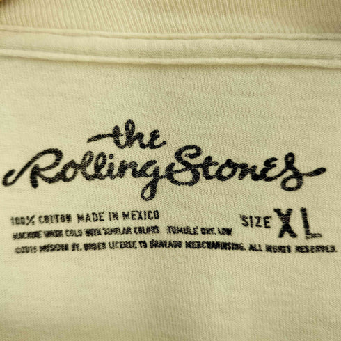 バンドプリント S/S クルーネック Tシャツ メンズ import:XL