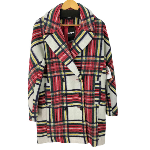 デシグアル Desigual DORIAN ダブルブレスト オーバーコート レディース JPN:38