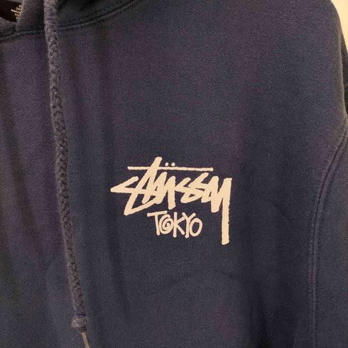ステューシー Stussy 両面プリント プルオーバーパーカー メンズ JPN:M