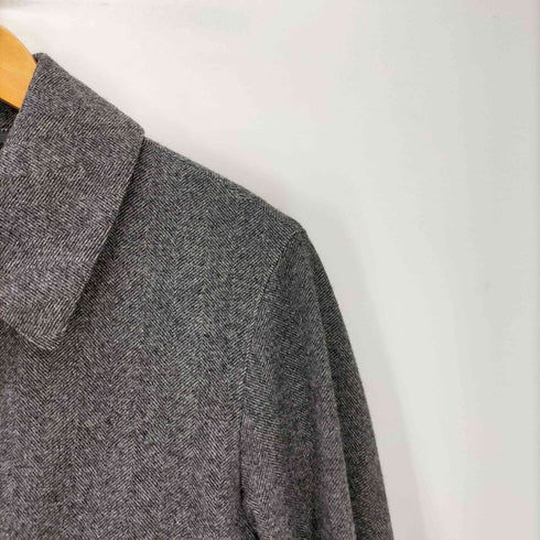 シップス SHIPS LORO PIANA STORM SYSTEM ソリッド ステンカラーコート ロロピアーナ社製 ヘリンボーン メンズ JPN:M