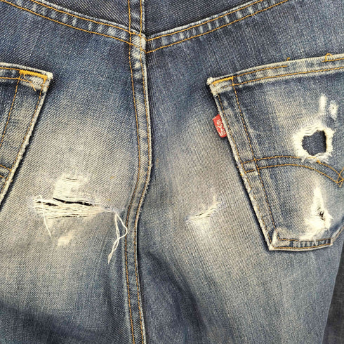 リーバイス Levis 90s 日本製 513 ボタン裏J09 スモールe 均等V ボタンフライデニムパンツ メンズ 36/34