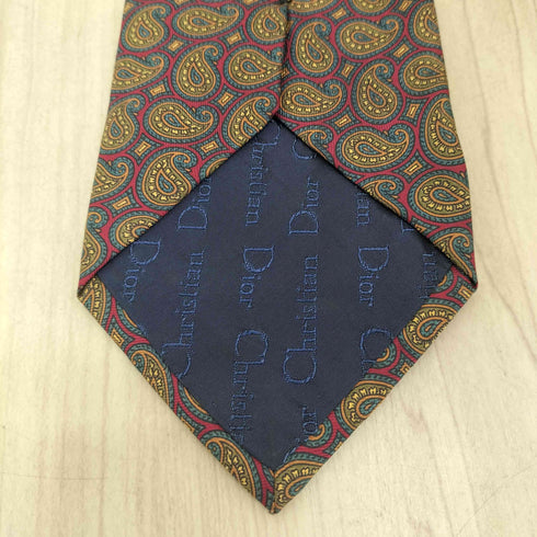 クリスチャンディオール Christian Dior ペイズリー柄ネクタイ メンズ
