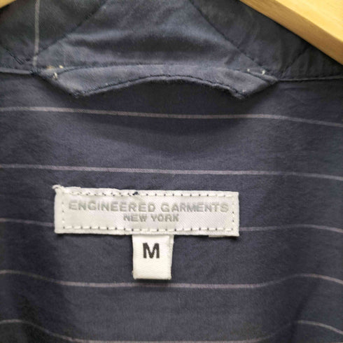 エンジニアードガーメンツ Engineered Garments 22SS USA製 EXPLORER SHIRT JACKET Nyco Horizontal Stripe エクスプローラー シャツ ジャケット ユーティリティ ボーダー メンズ JPN:M