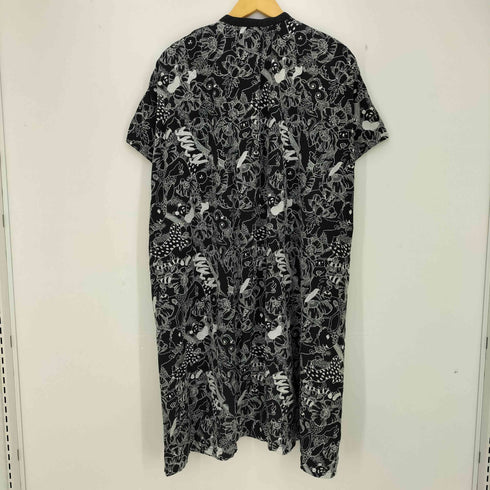 マーブルシュッド Marble Sud EMB Member 刺繍 半袖 シャツワンピース レディース