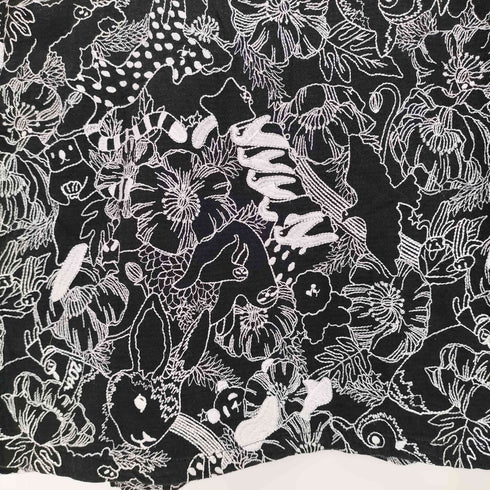 マーブルシュッド Marble Sud EMB Member 刺繍 半袖 シャツワンピース レディース