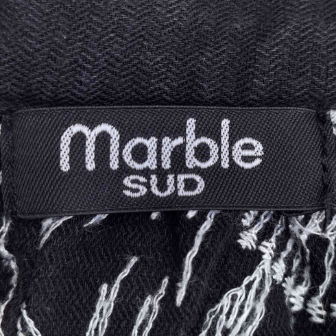 マーブルシュッド Marble Sud EMB Member 刺繍 半袖 シャツワンピース レディース