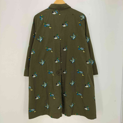 マーブルシュッド Marble Sud EMB Duck カモ ラグランコート レディース