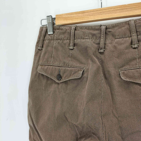 ダブルアールエルラルフローレン RRL RALPH LAUREN コットンストライプスリムパンツ メンズ 29/32