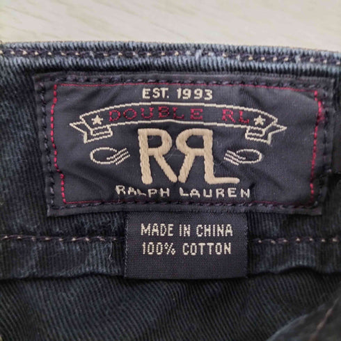 ダブルアールエルラルフローレン RRL RALPH LAUREN コットンストライプスリムパンツ メンズ 29/32