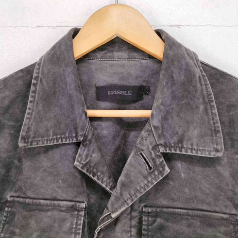 DABBLE ブラックモールスキン ワークジャケット メンズ L