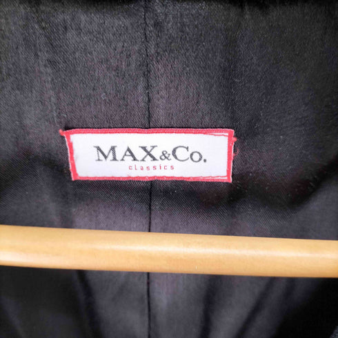 マックスアンドコー MAX & CO. イタリア製 ウールアンゴラ チェスターコート レディース JPN:38