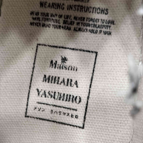 メゾンミハラヤスヒロ Maison MIHARA YASUHIRO BAKER CANVAS ベイカー キャンバス ローカットスニーカー レディース 38