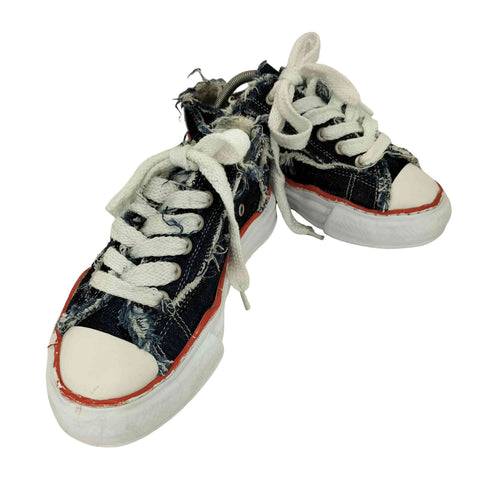 メゾンミハラヤスヒロ Maison MIHARA YASUHIRO LOW CUT ONE WASH 12oz DENIM ローカット ワンウォッシュ デニムスニーカー レディース 37