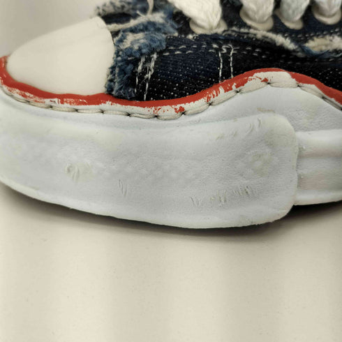 メゾンミハラヤスヒロ Maison MIHARA YASUHIRO LOW CUT ONE WASH 12oz DENIM ローカット ワンウォッシュ デニムスニーカー レディース 37