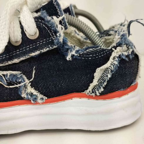 メゾンミハラヤスヒロ Maison MIHARA YASUHIRO LOW CUT ONE WASH 12oz DENIM ローカット ワンウォッシュ デニムスニーカー レディース 37
