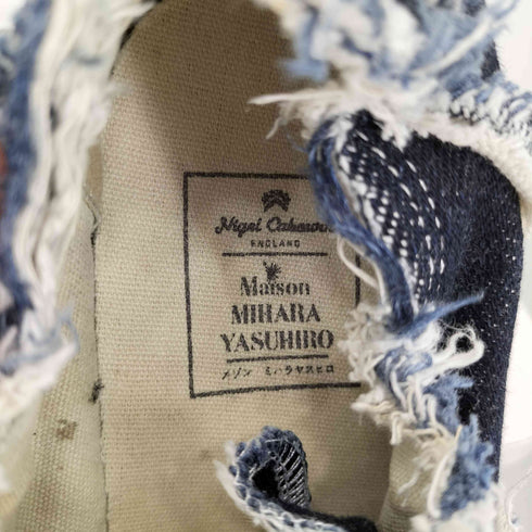 メゾンミハラヤスヒロ Maison MIHARA YASUHIRO LOW CUT ONE WASH 12oz DENIM ローカット ワンウォッシュ デニムスニーカー レディース 37
