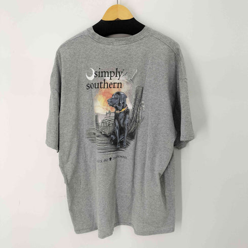 simply southern クルーネック プリント Tシャツ レディース import:XXL