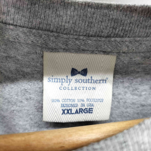 simply southern クルーネック プリント Tシャツ レディース import:XXL