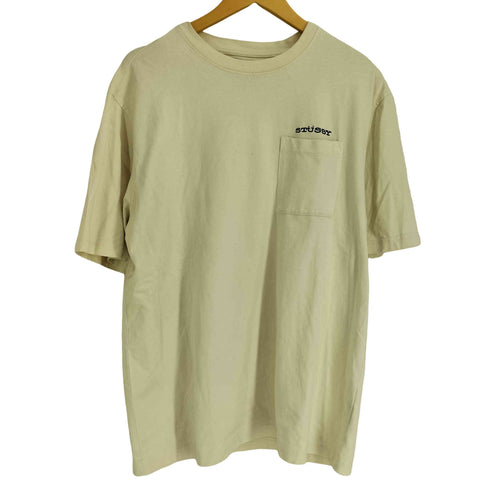 ステューシー Stussy ロゴ刺繍 ポケット S/S Tシャツ メンズ import:L