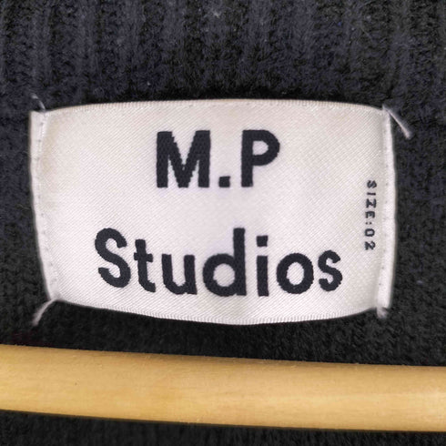 エムピーストゥディオス M.P Studios ウールブレンド ヘビーウエイトカーディガン メンズ 2