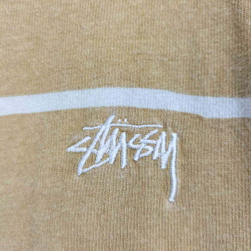 ステューシー Stussy ロゴ刺繍 ボーダー L/S Tシャツ メンズ import:M