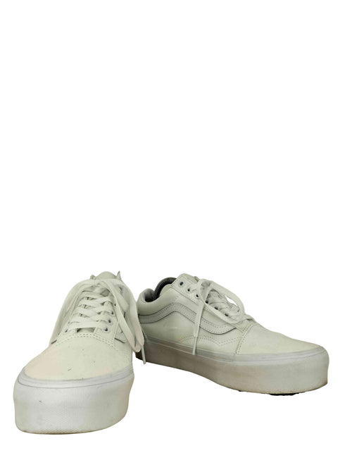バンズ VANS OLD SKOOL TRUE WHITE オールドスクール キャンバス スニーカー メンズ JPN:27.5