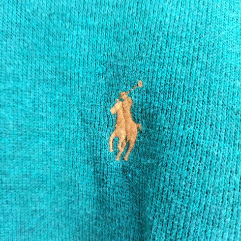 ポロラルフローレン POLO RALPH LAUREN ポニー刺繍 ハーフジップ ニット プルオーバー メンズ import:XL