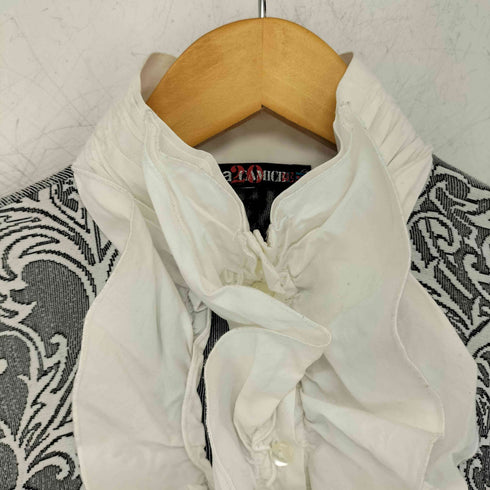 ナラカミーチェ NARACAMICIE フリルニットシャツ レディース