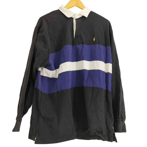 ポロバイラルフローレン Polo by RALPH LAUREN ポニー刺繍 L/S ラガーシャツ メンズ import:L