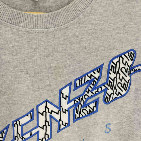 ケンゾーパリス KENZO PARIS 17AW ロゴ 刺繍 クルーネック スウェット トレーナー メンズ import:M