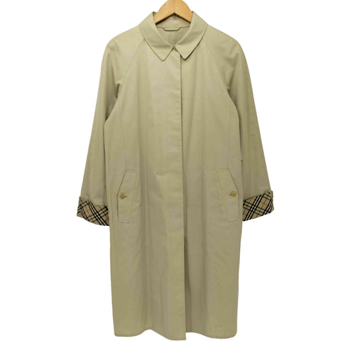 バーバリー BURBERRY 裏地ノバチェック ステンカラーコート レディース JPN:11号