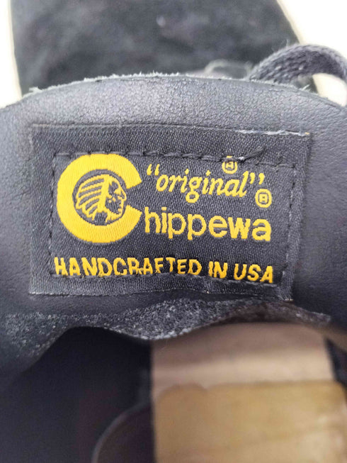 チペワ CHIPPEWA SERVICE BOOTS BLACK SUEDE サービス ブーツ ブラック スウェード ワーク ブーツ メンズ US:8.5D