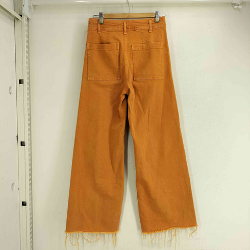 ザラ ZARA カラー ワイドフレア デニムパンツ メンズ