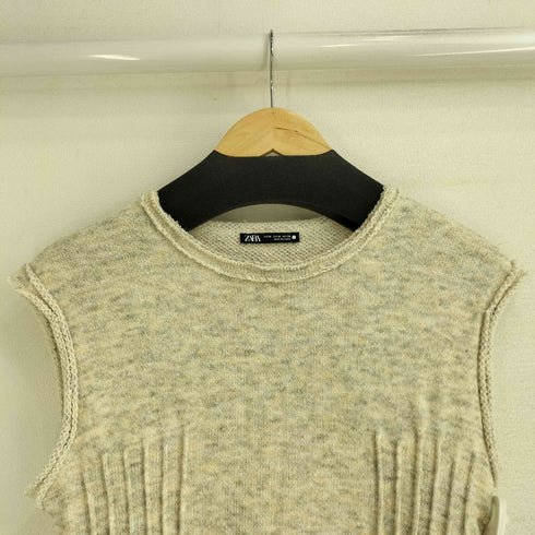 ザラ ZARA スウェット ノースリーブ ワンピース レディース import:M