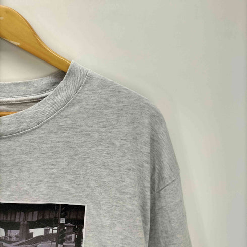 サブウェア SUBWARE 90-00S Trainyard Logo L/S Tee トレイン プリント アーム プリント Tシャツ メンズ import:XL