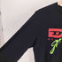 ディーゼル DIESEL ロゴ刺繍 ステッチデザイン L/S クルーネック Tシャツ メンズ import:S
