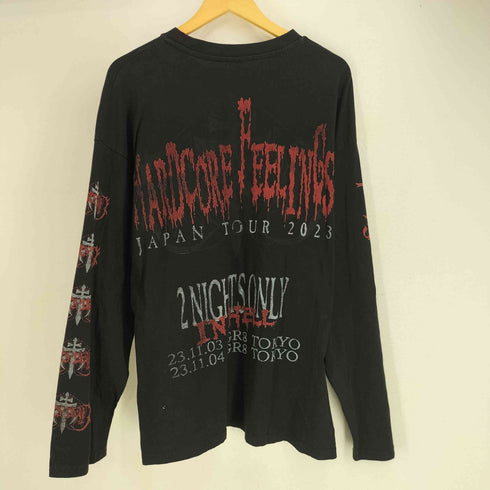 ドロップデッド DROPDEAD バンドプリント 長袖カットソー メンズ import:L