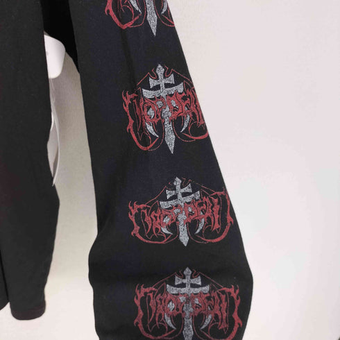 ドロップデッド DROPDEAD バンドプリント 長袖カットソー メンズ import:L