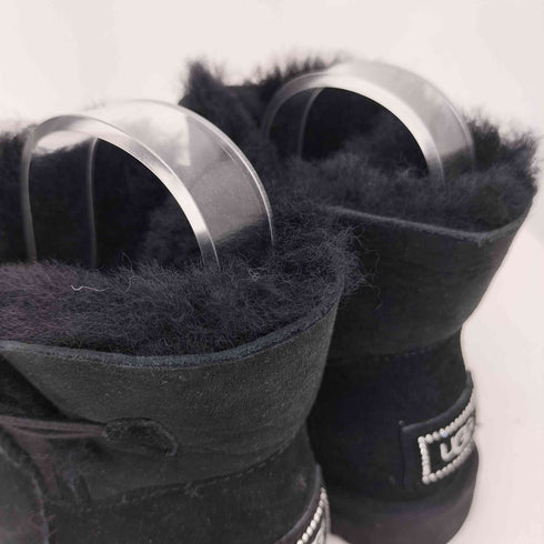 アグ UGG australia Mini Bailey Button Bling ミニベイリーボタン ブリング アンクル ムートンブーツ レディース 23cm