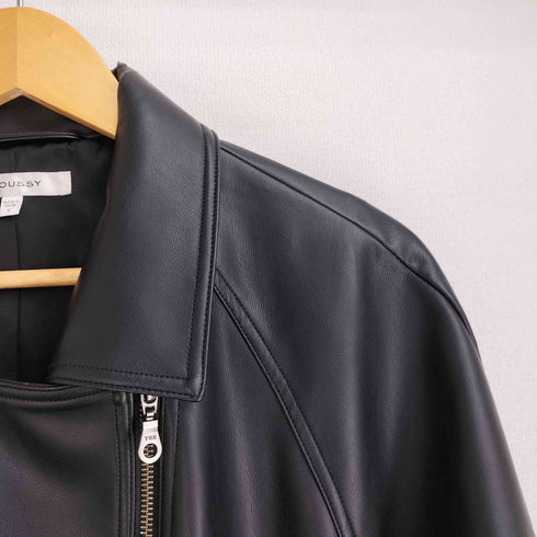 マウジー moussy BELTED F/LEATHER ジャケット レディース FREE