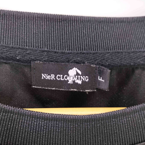 ニーアクロージング NIER CLOTHING BLACK× WHITE UNIFORM ゲームシャツ ユニフォーム 半袖 Tシャツ メンズ FREE