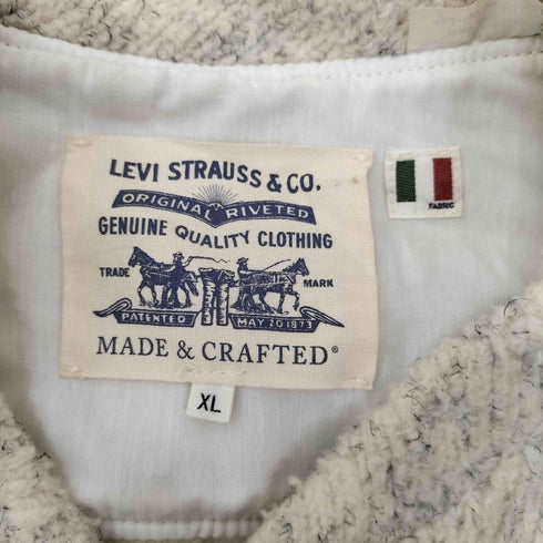 リーバイスメイドアンドクラフテッド Levis Made & Crafted TYPE II FLEECE ジャケット WHITESMOKE メンズ import:XL