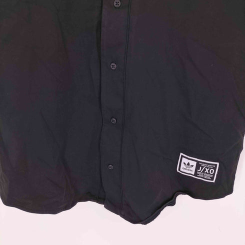 アディダスオリジナルス adidas Originals Jersey Baseball Collar S/S Shirt メンズ XO
